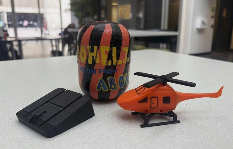 Compact Spring-Powered Flight Mechanism